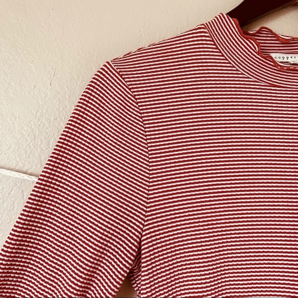 Copper Key | Ribbed Long Sleeve Dress - Picture 4 of 5